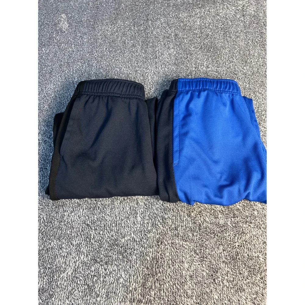 Old Navy Boys Active Go-Dry Cool Mesh Jogger Pants Lot 2 Black &Blue Large 10-12